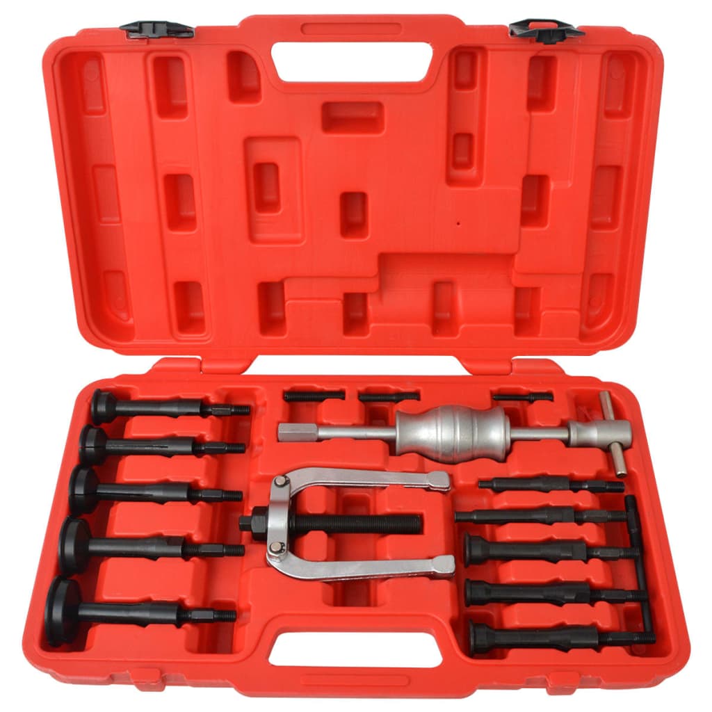 Conjunto extrator de rolamentos de inserção, 16 pcs