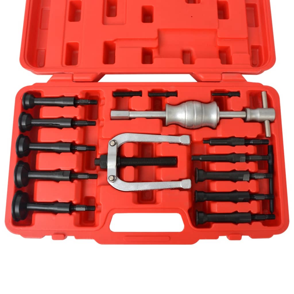Conjunto extrator de rolamentos de inserção, 16 pcs