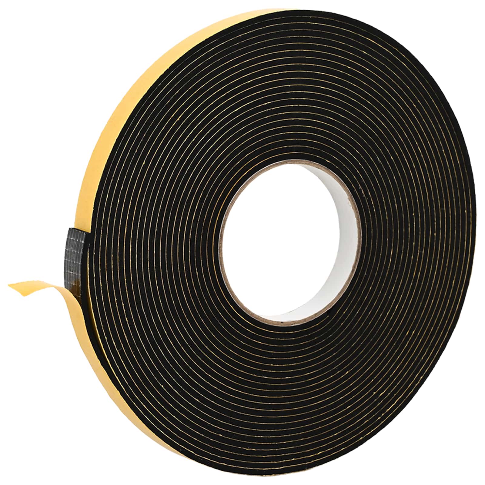 Fita de espuma autoadesiva 10 unid. preto 20mm x 10m espuma cr