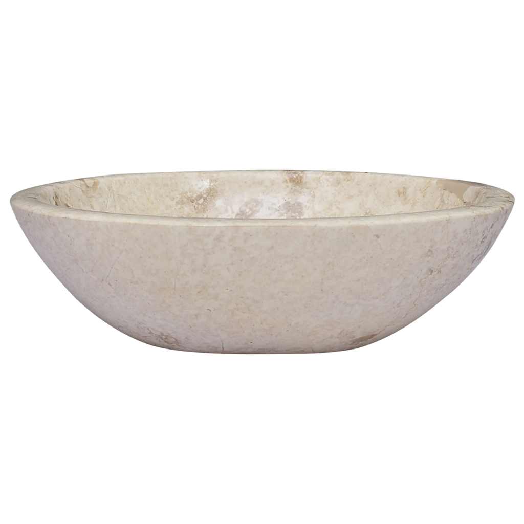 Lavatório 53x40x15 mármore cor creme
