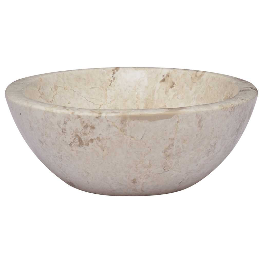 Lavatório 53x40x15 mármore cor creme
