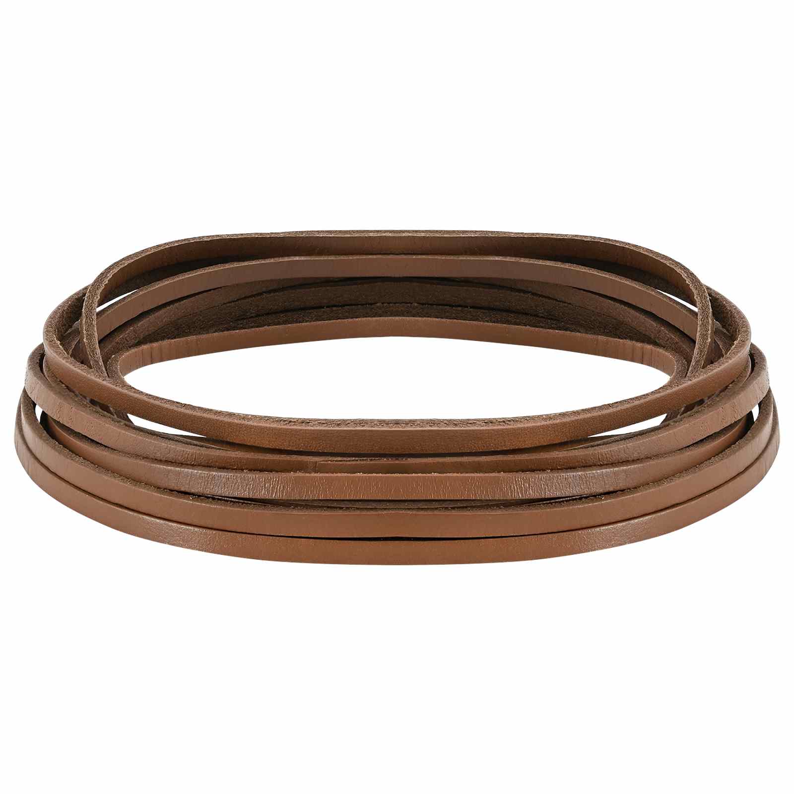 Pulseira de couro castanho 500 x 0,3 cm couro