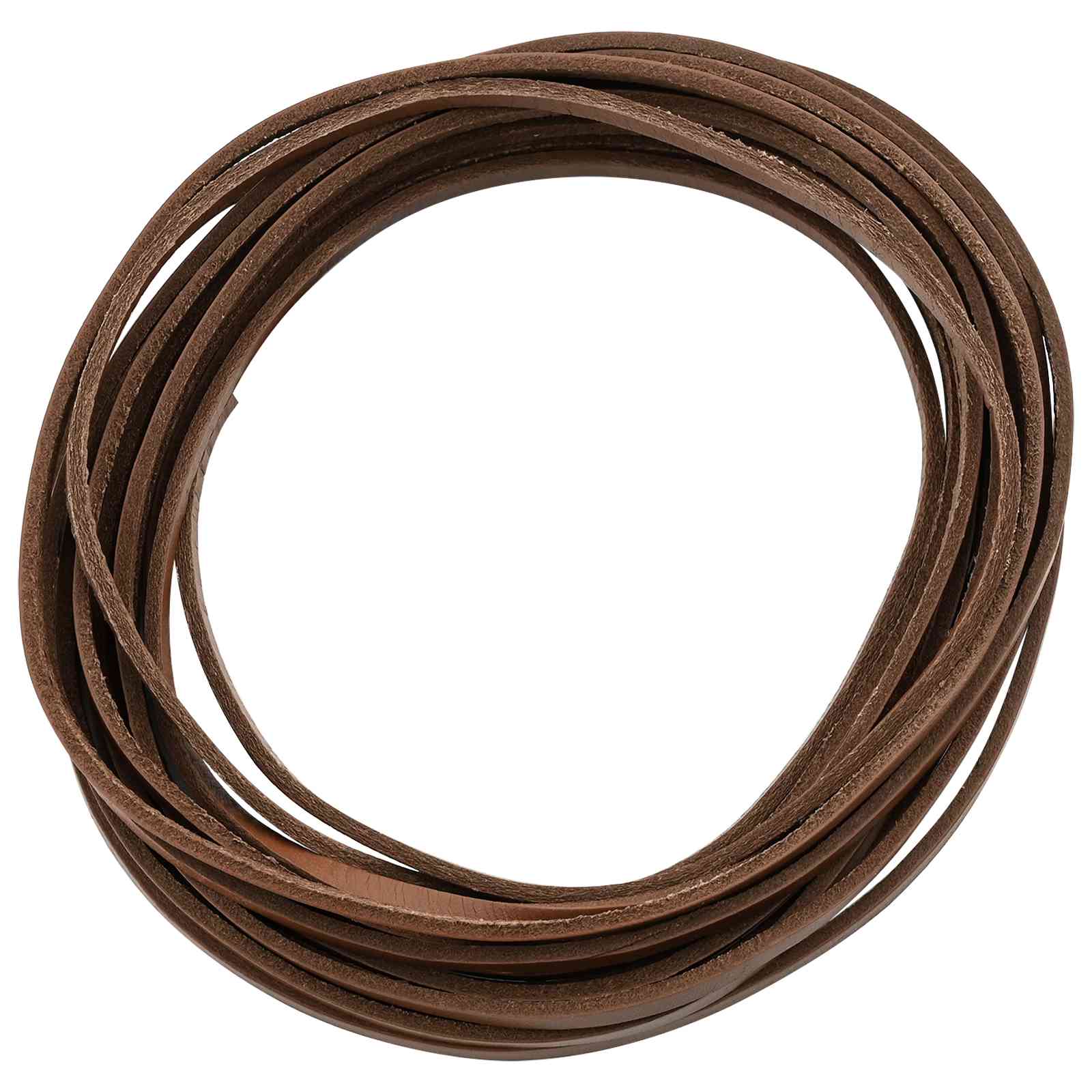 Pulseira de couro castanho 500 x 0,3 cm couro