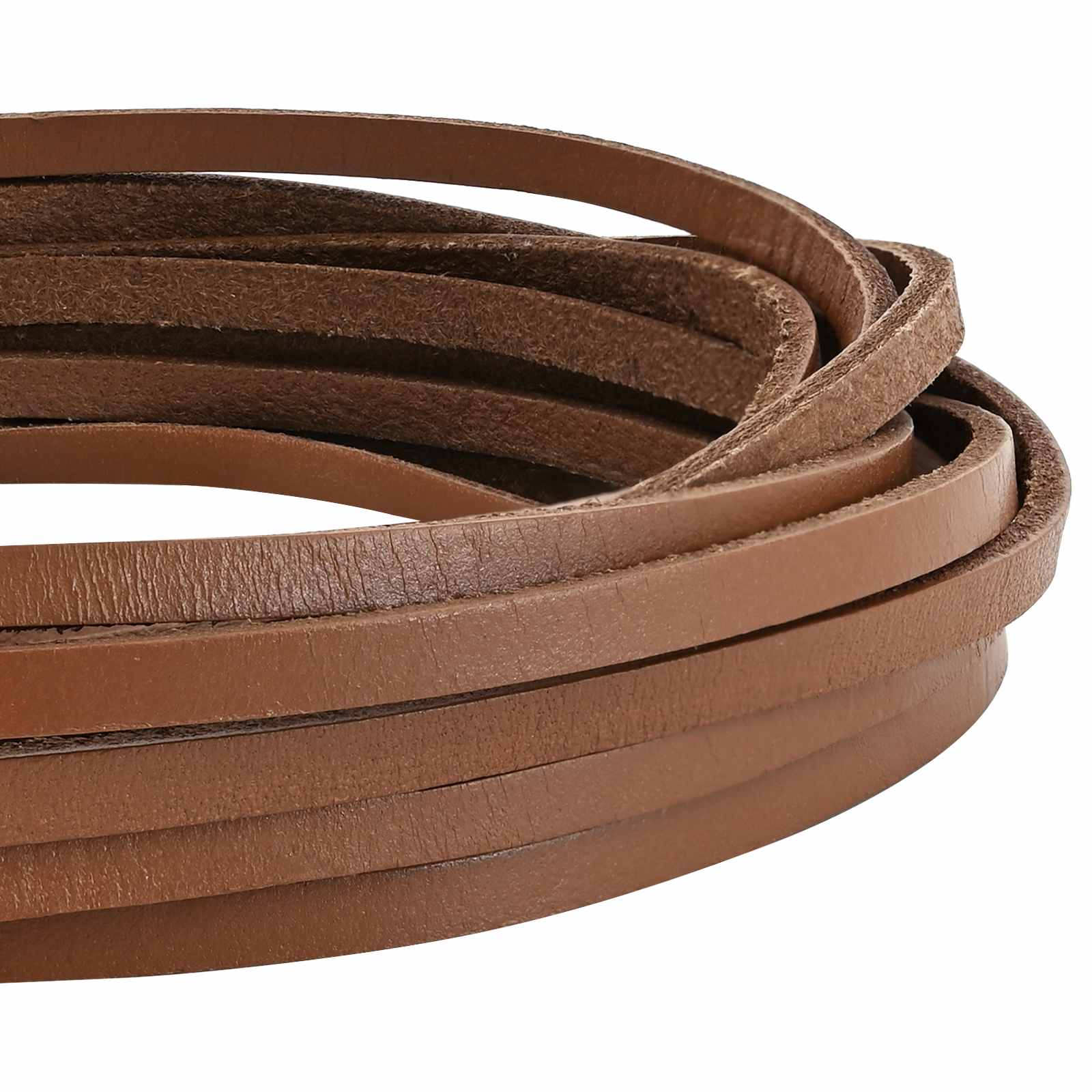 Pulseira de couro castanho 500 x 0,3 cm couro