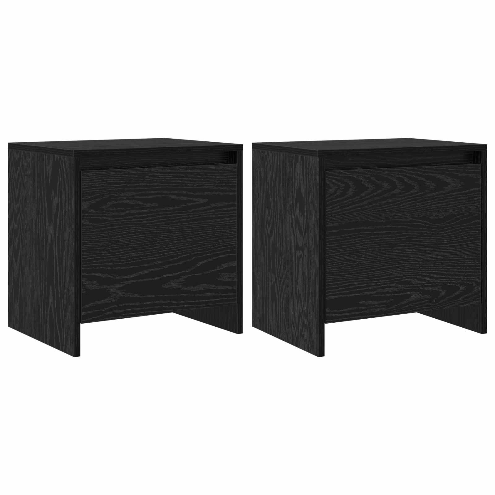 Armário de cabeceira carvalho preto 45 x 34 x 44,5 cm