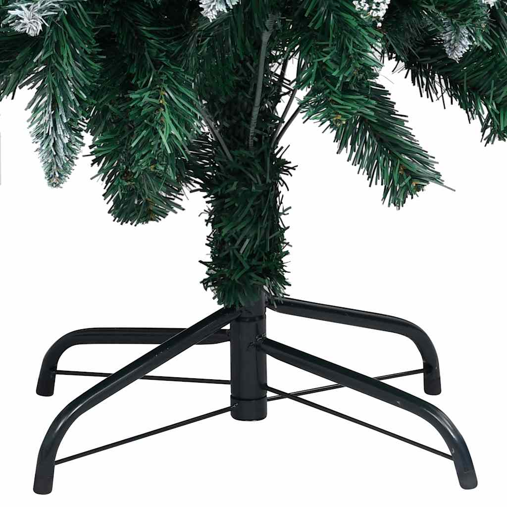 Árvore natal artificial com leds e bolas e pinhas 240 cm