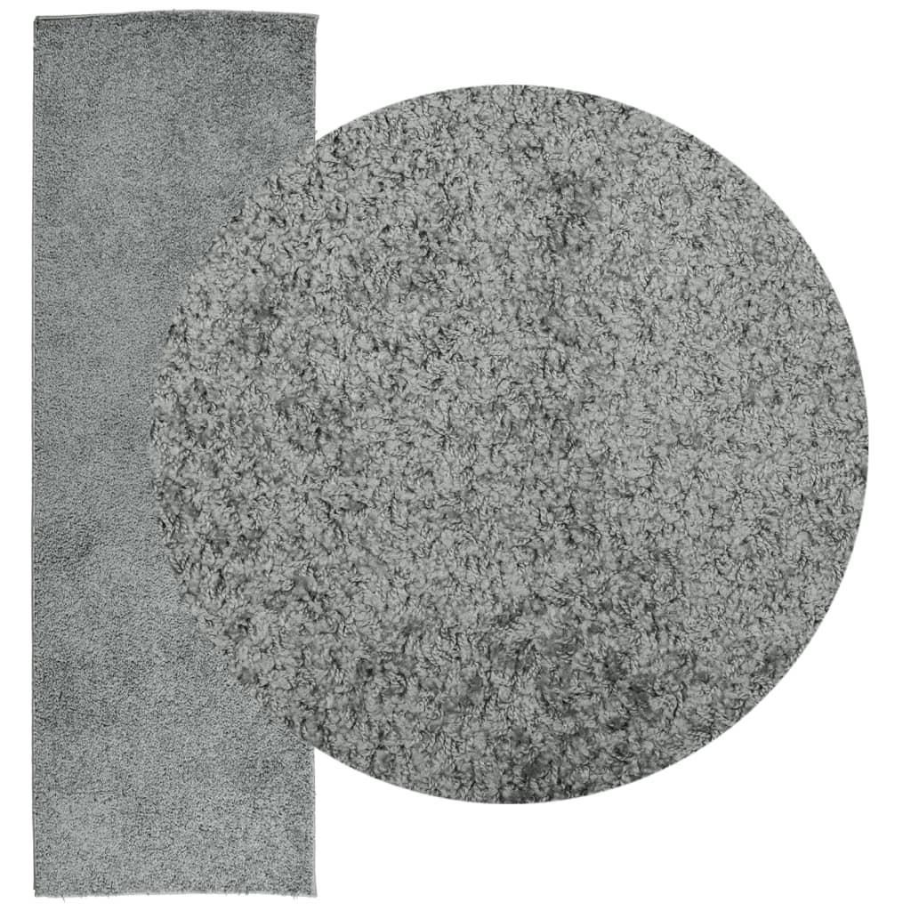 Tapete shaggy de pelo alto pamplona 80x250 cm verde