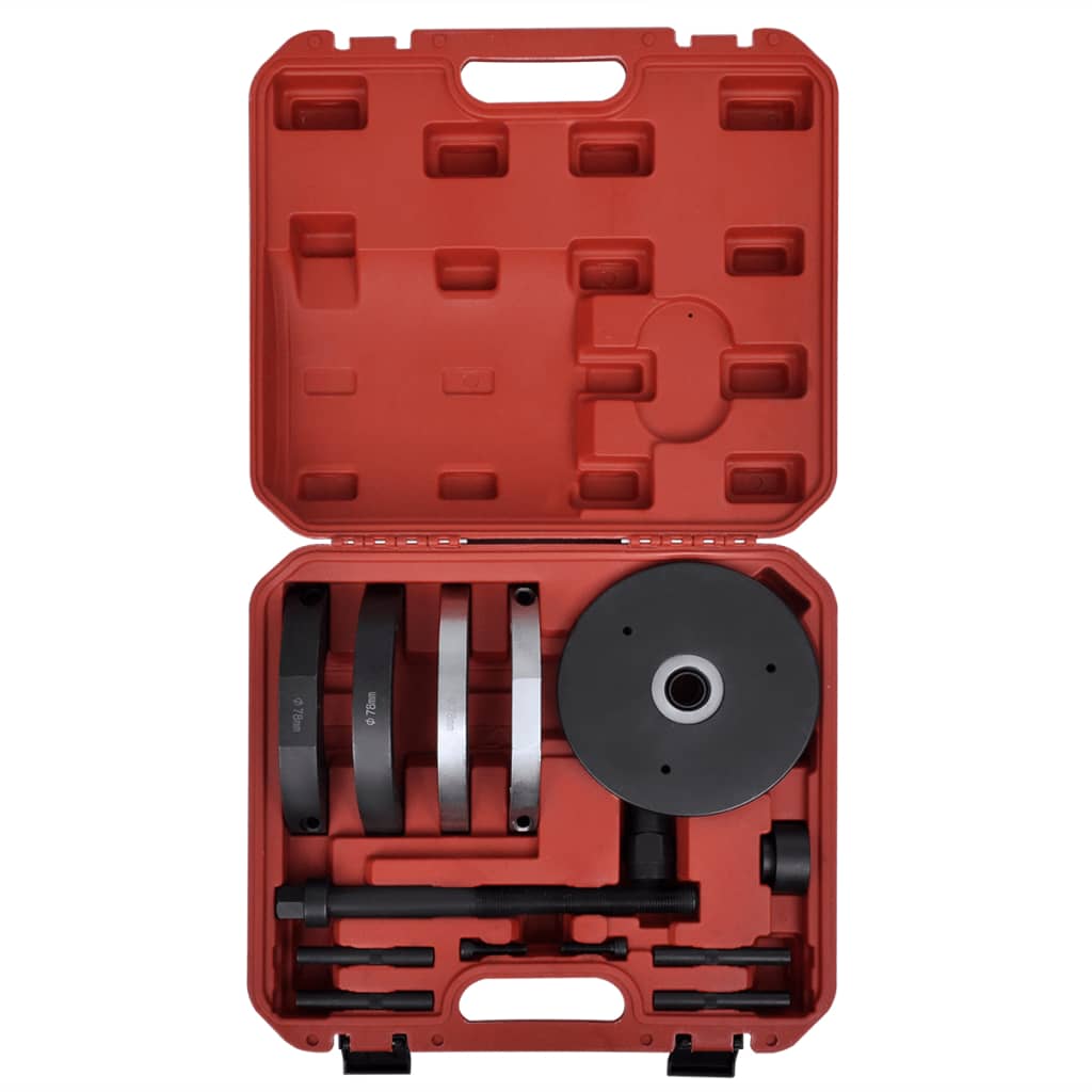 Kit 14 ferramentas rolamento cubo da roda dianteira 78mm para ford etc