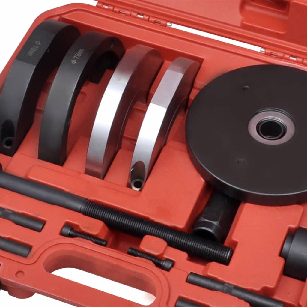 Kit 14 ferramentas rolamento cubo da roda dianteira 78mm para ford etc