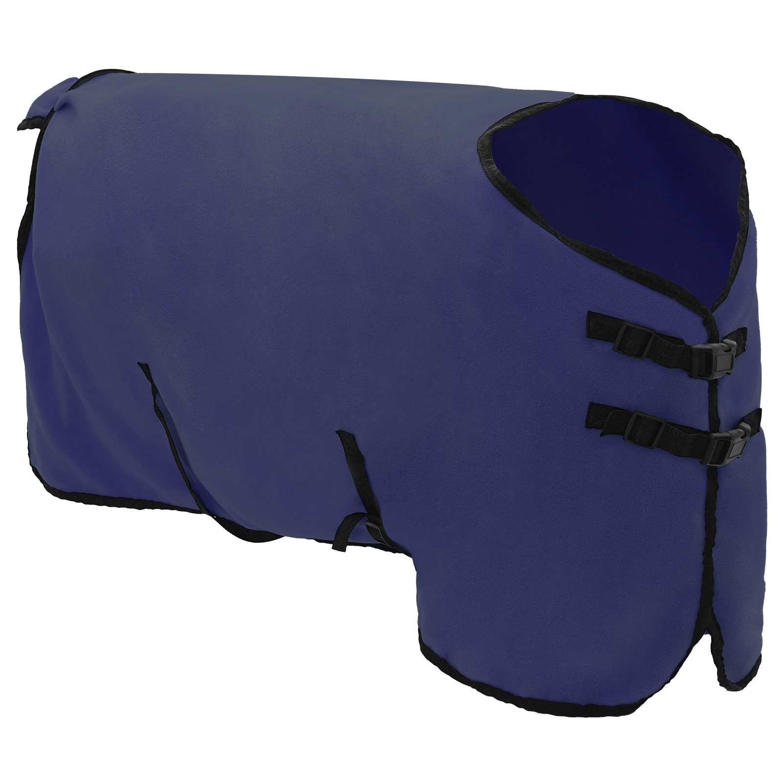 Cobertor de cavalo azul marinho 95 cm poliéster