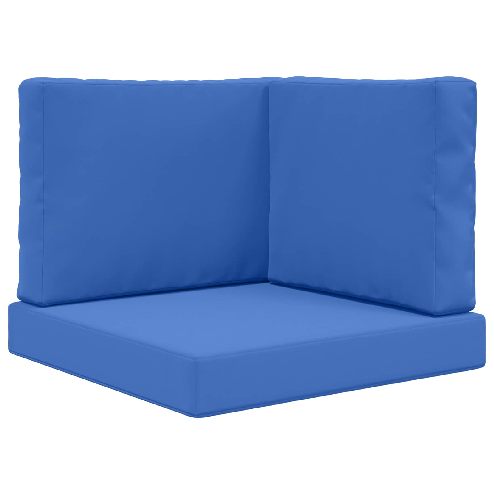 Almofada para sofá externo poliéster azul royal 60 x 60 x 8 cm