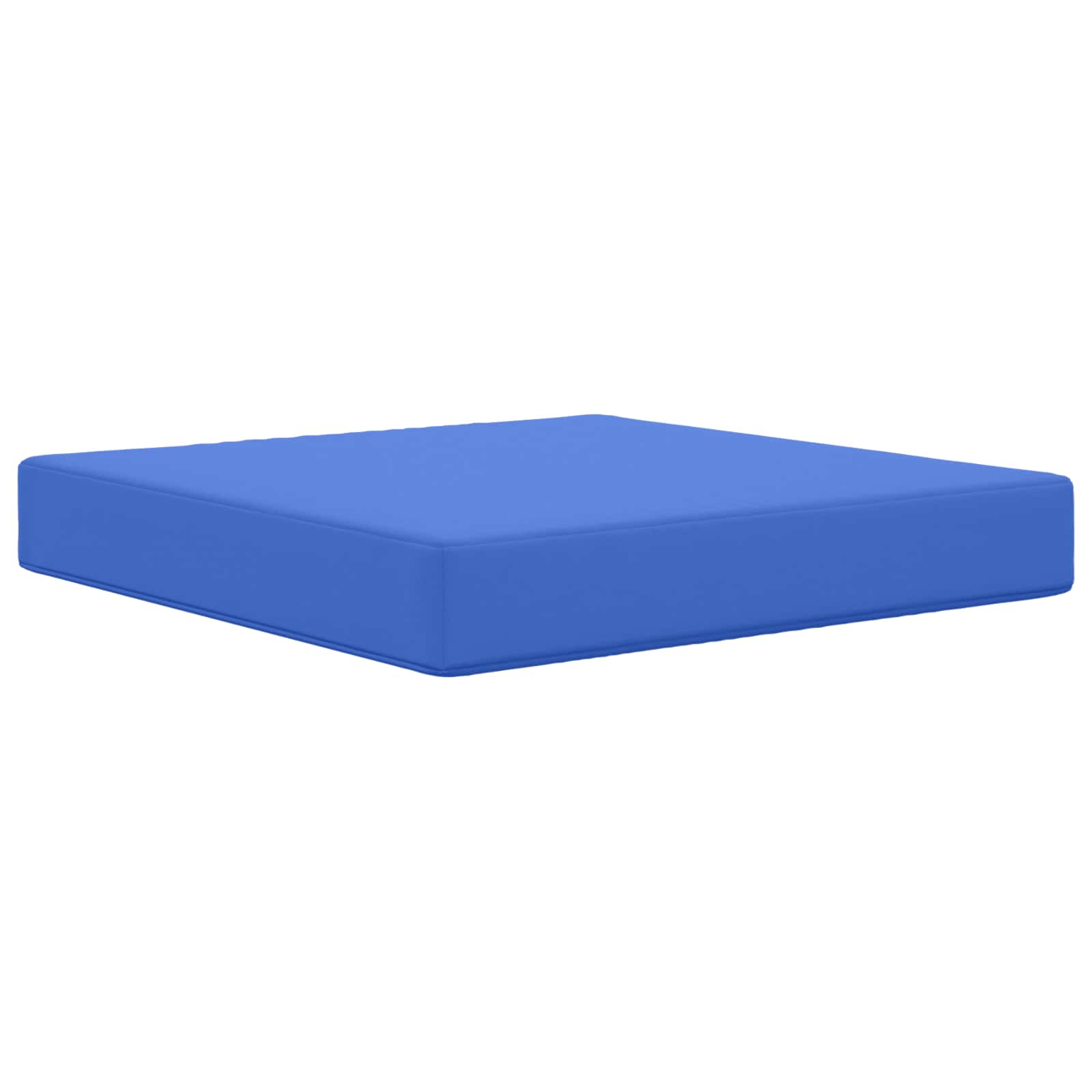 Almofada para sofá externo poliéster azul royal 60 x 60 x 8 cm