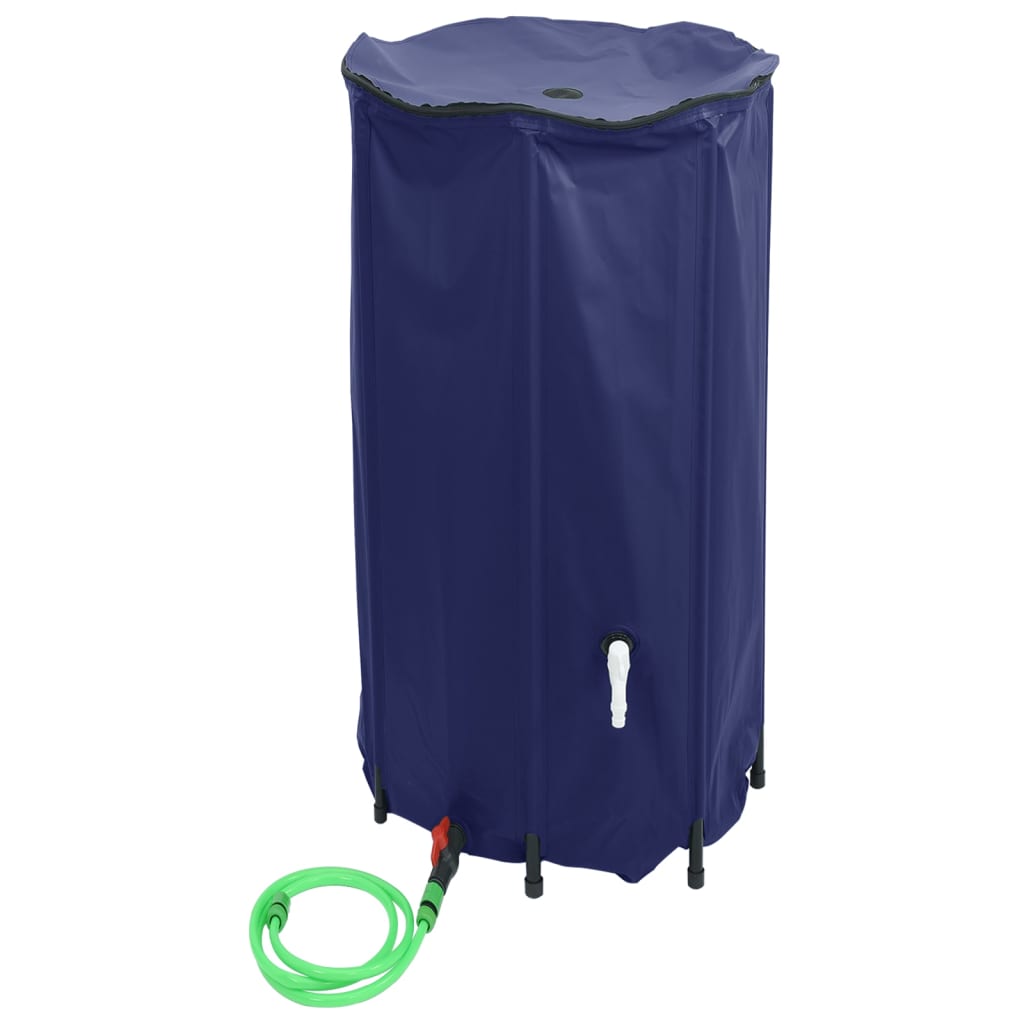 Depósito de água dobrável com torneira 380 l PVC
