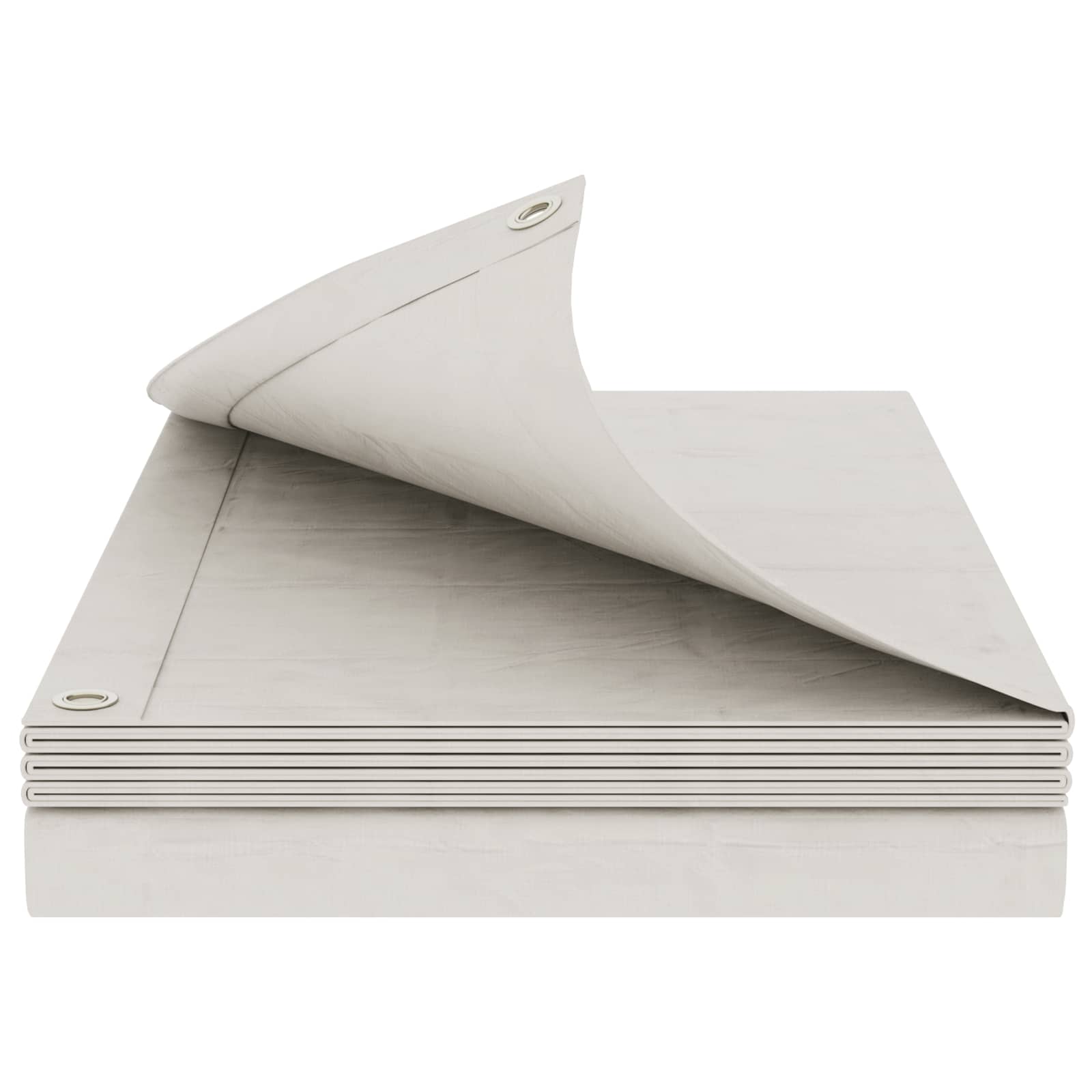 Lona com olhais branco 8 x 12 m 180 gsm PE