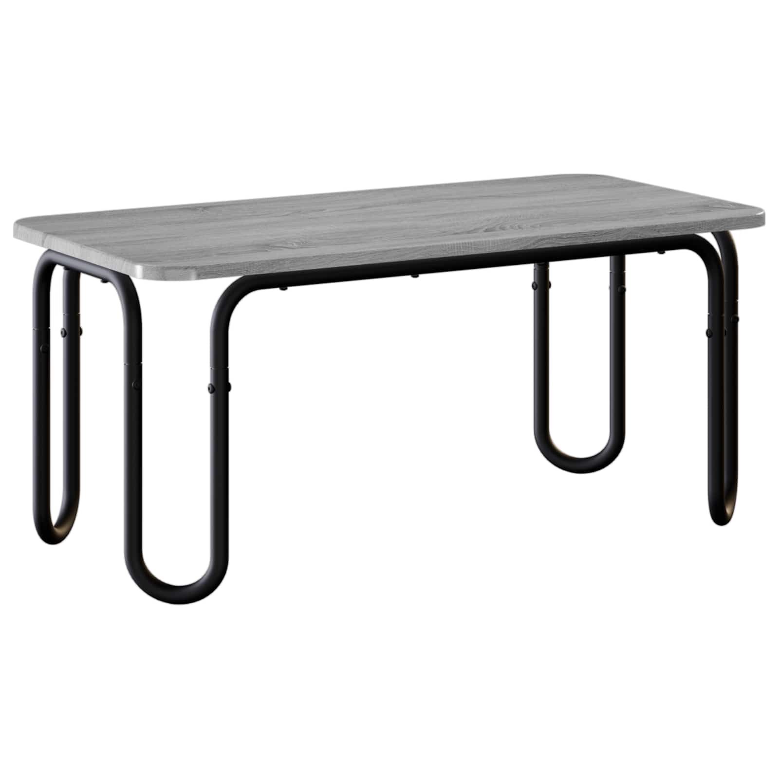 Mesa de centro sonoma cinzento 79,5 x 40 x 36 cm