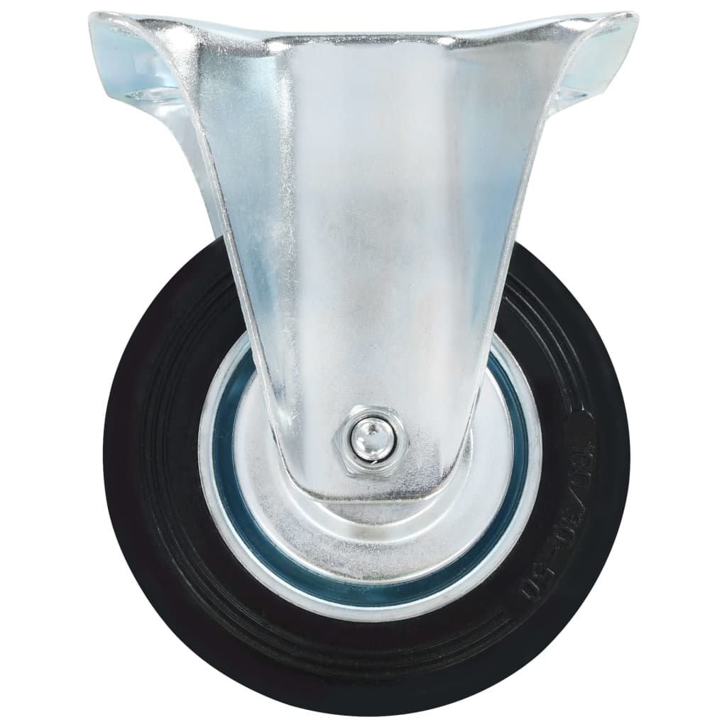 12 Pcs fixed casters 100 mm