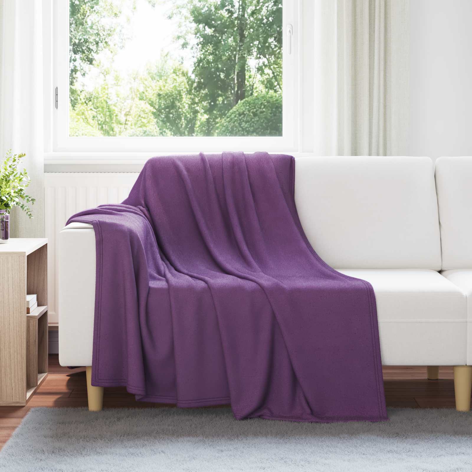 Cobertores de sofá 24 unid. roxo 200 x 150 cm 10.08 lã