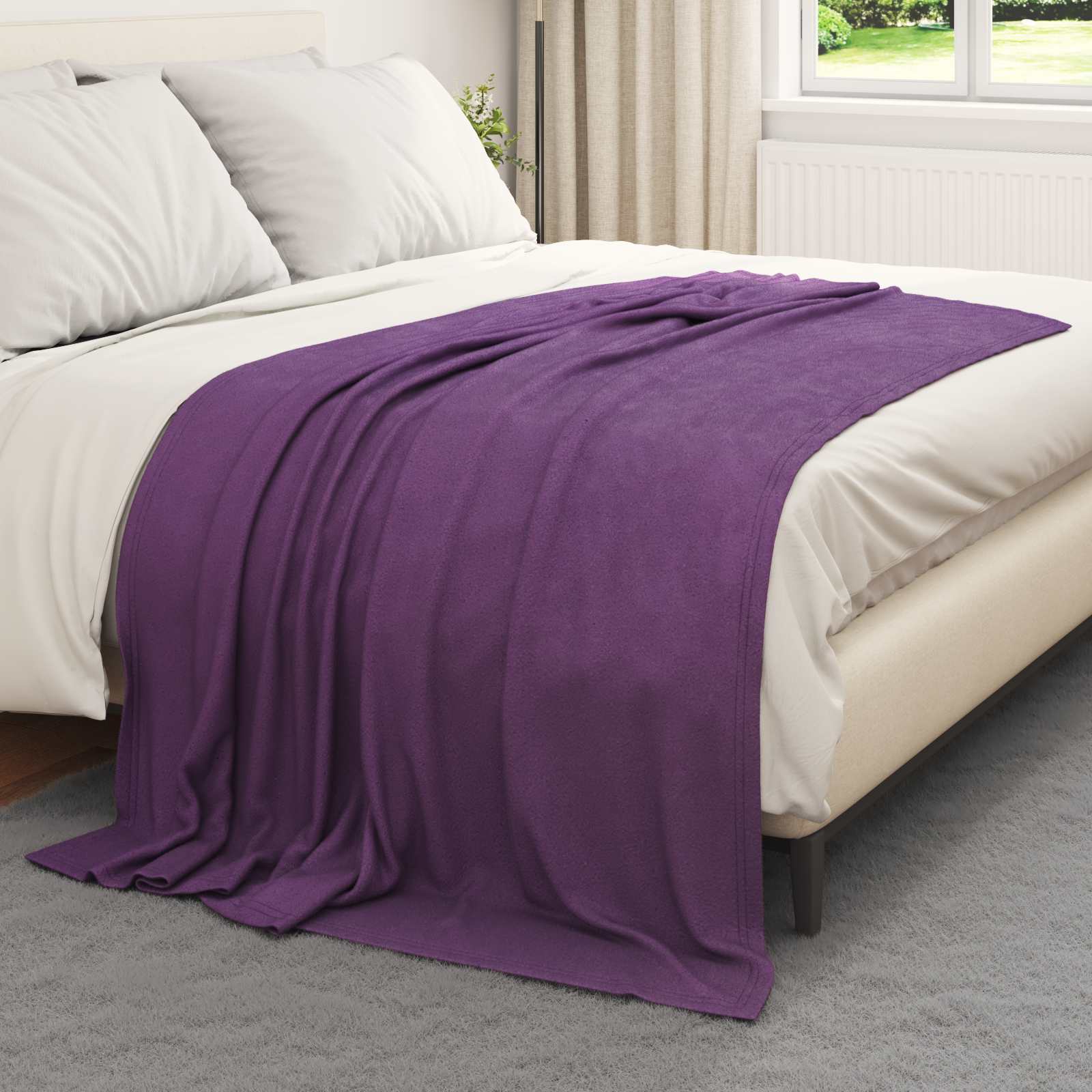 Cobertores de sofá 24 unid. roxo 200 x 150 cm 10.08 lã