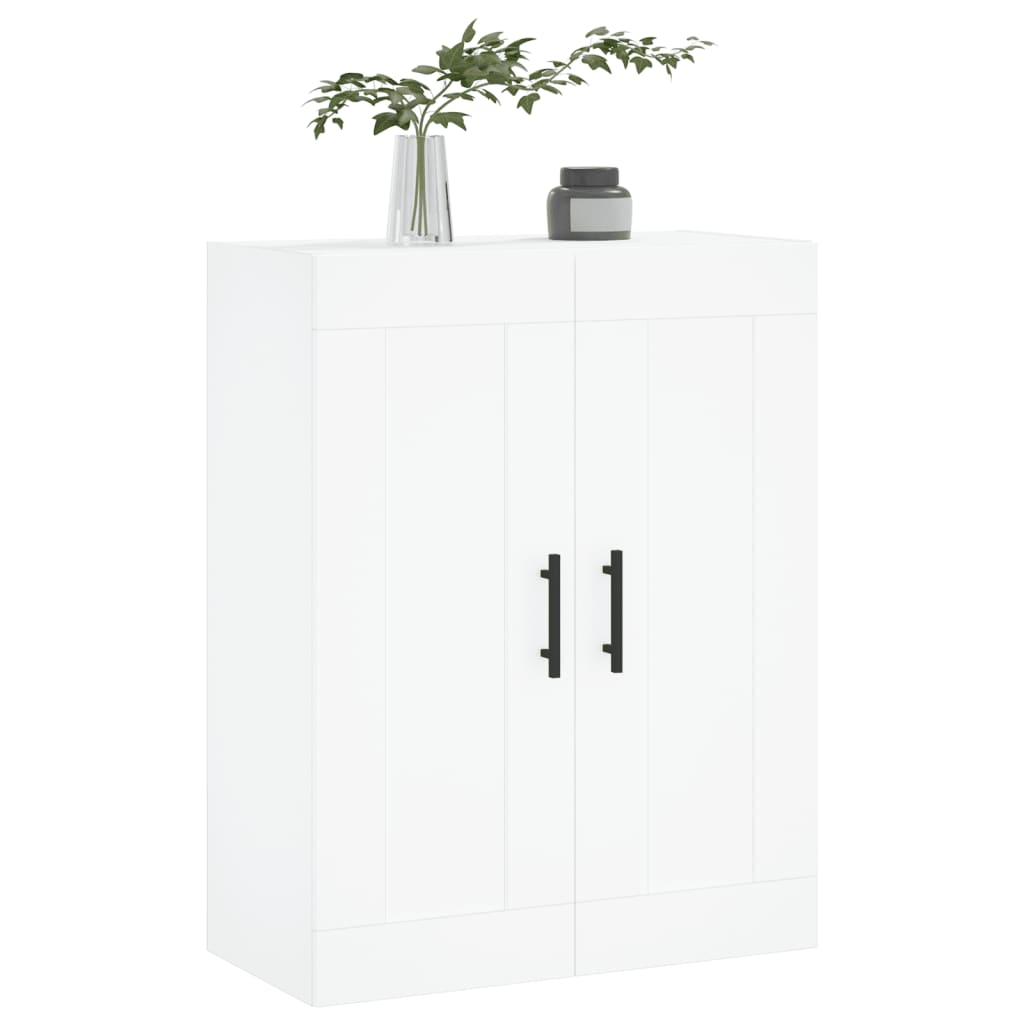 Armário de parede 69,5x34x90 cm derivados de madeira branco