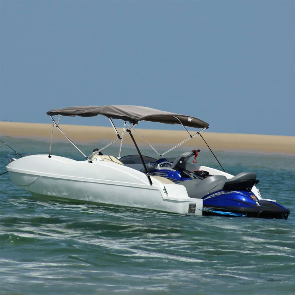 Toldo 4 arcos bimini paredes malha laterais 243x(230-244)x137cm
