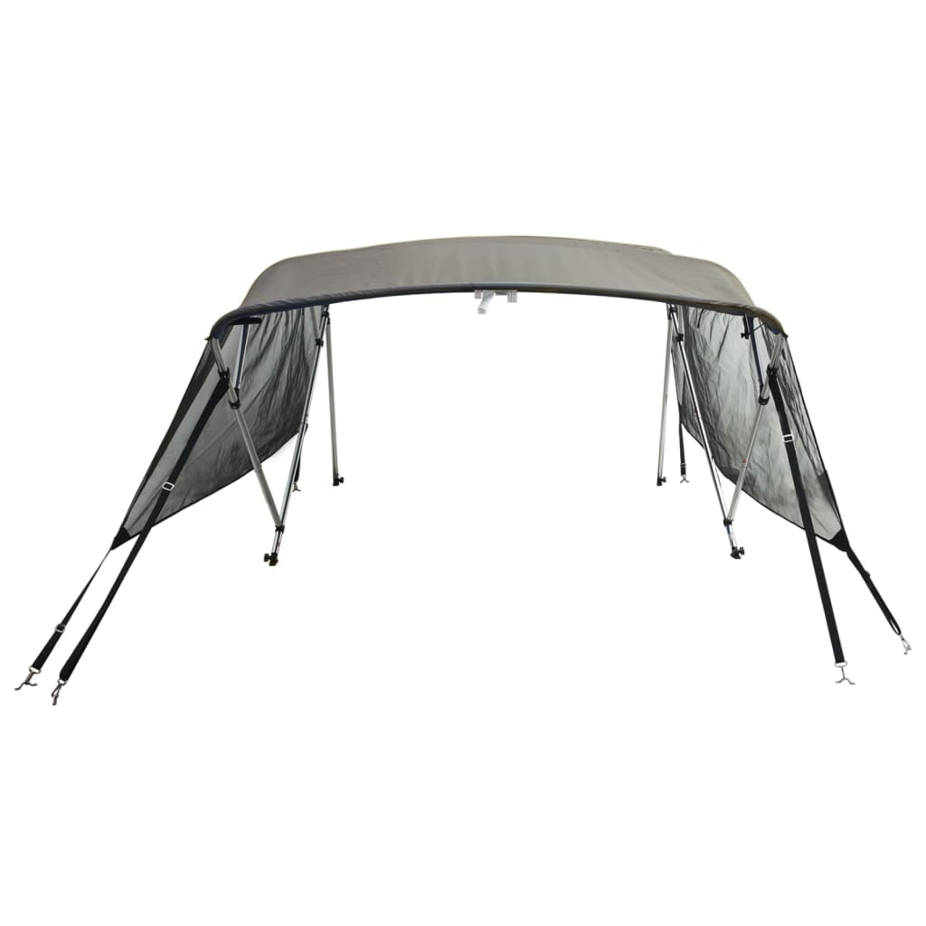 Toldo 4 arcos bimini paredes malha laterais 243x(230-244)x137cm