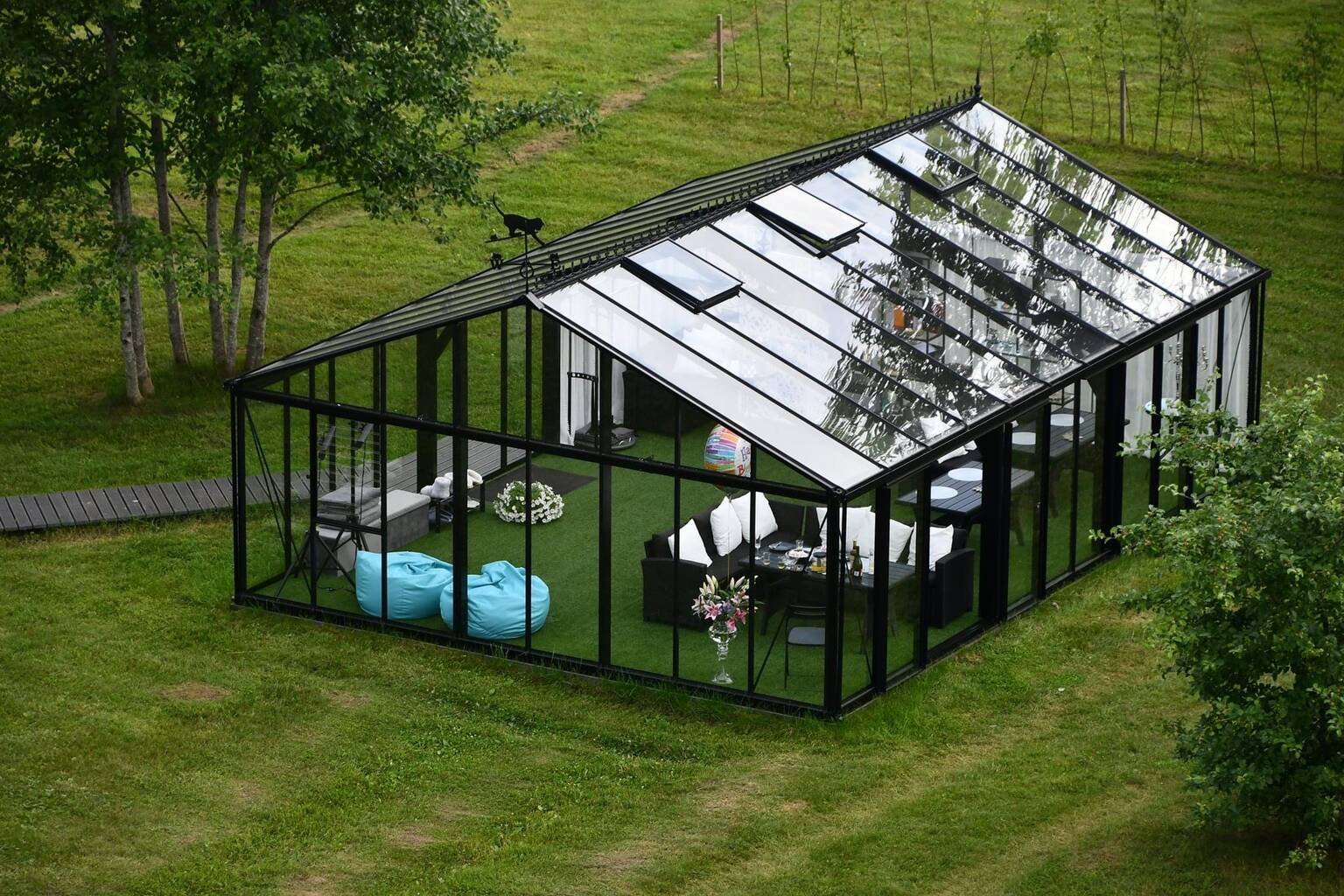 Estufa de Vidro Titan XL – 17,55 a 108,04 m²