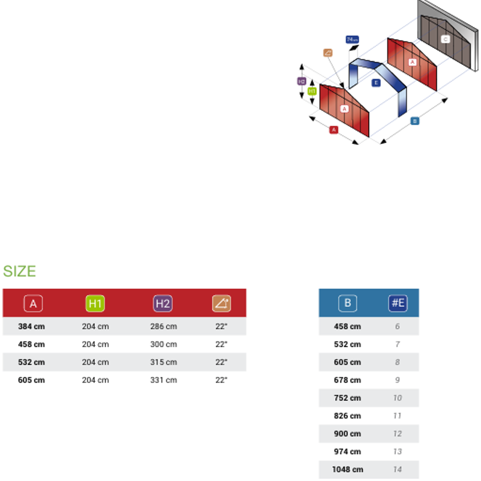 Estufa de Vidro Titan XL – 17,55 a 108,04 m²