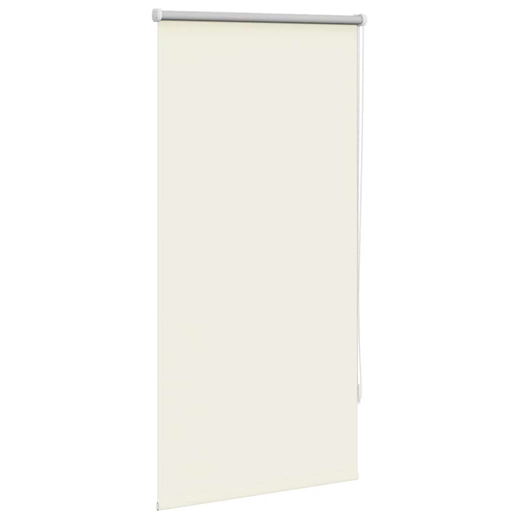 Cortina de rolo blackout, 64,4 x 120 cm, largura do tecido 60 cm, branco-creme