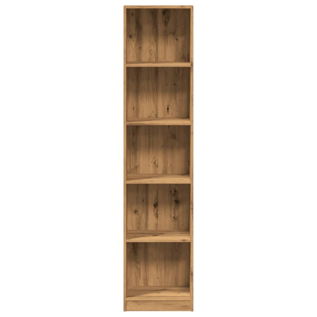 Estante artisian carvalho 40x24x176 cm madeira engenheirada