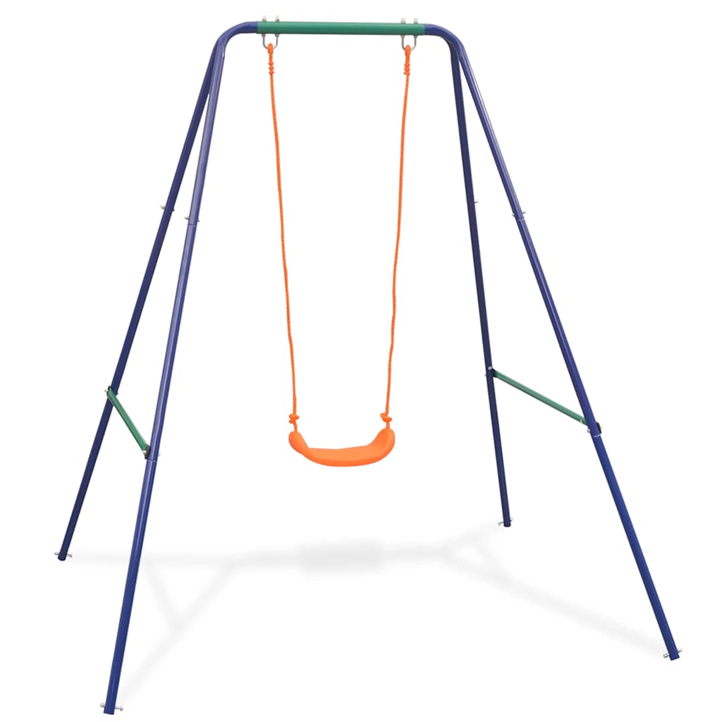 Baloiço independente e baloiço p/ bebés 2-em-1 laranja