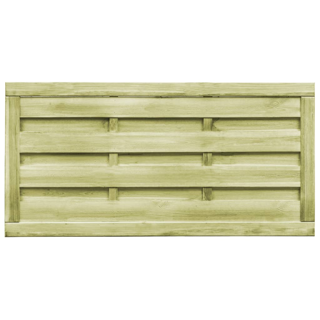 Portão de jardim 2 pcs 150x75 cm pinho impregnado verde