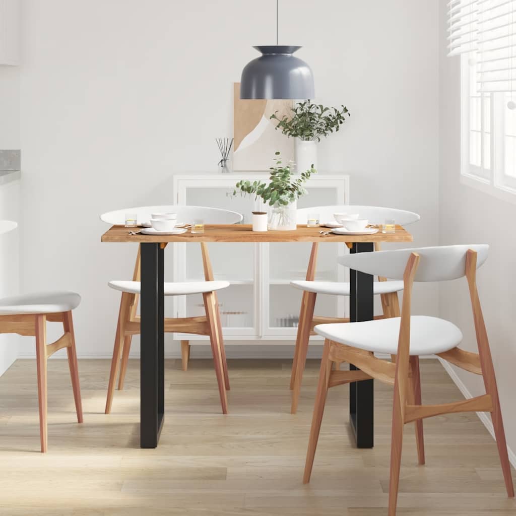 Mesa de jantar 110x50x76 madeira de acácia maciça