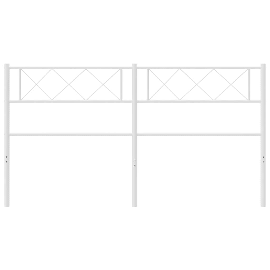 Cabeceira de substituição 150 cm metal branco