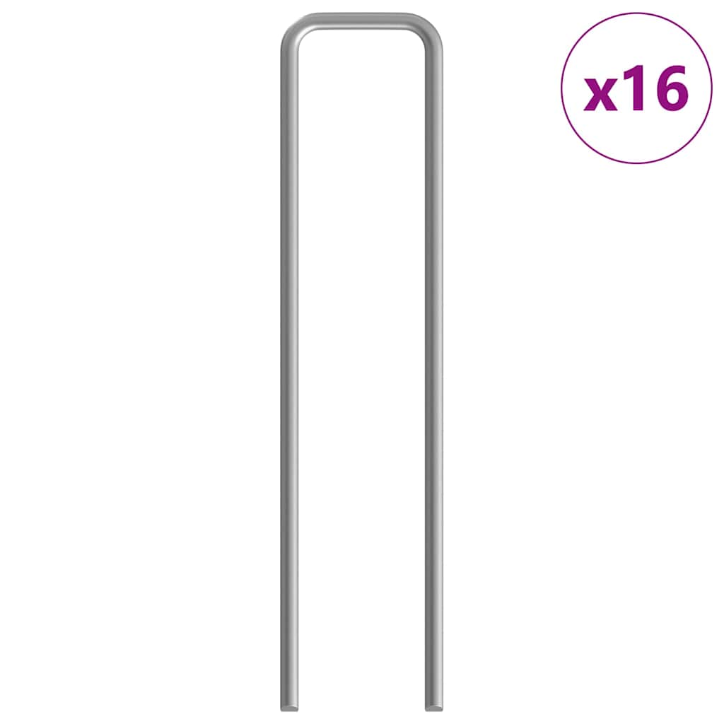 Gaiola para coelhos prateado 400 x 100 x 210 cm aço galvanizado