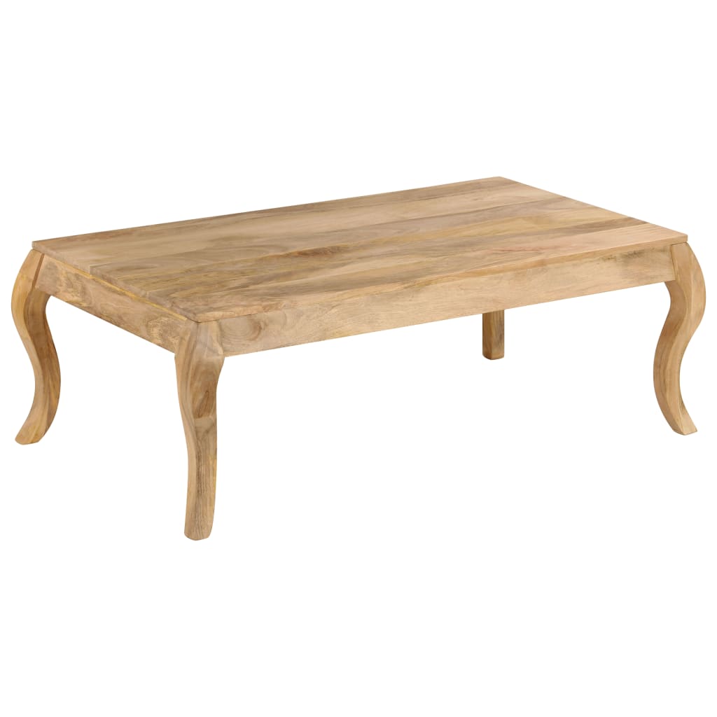 Mesa de centro 116x66x41 cm madeira de mangueira maciça