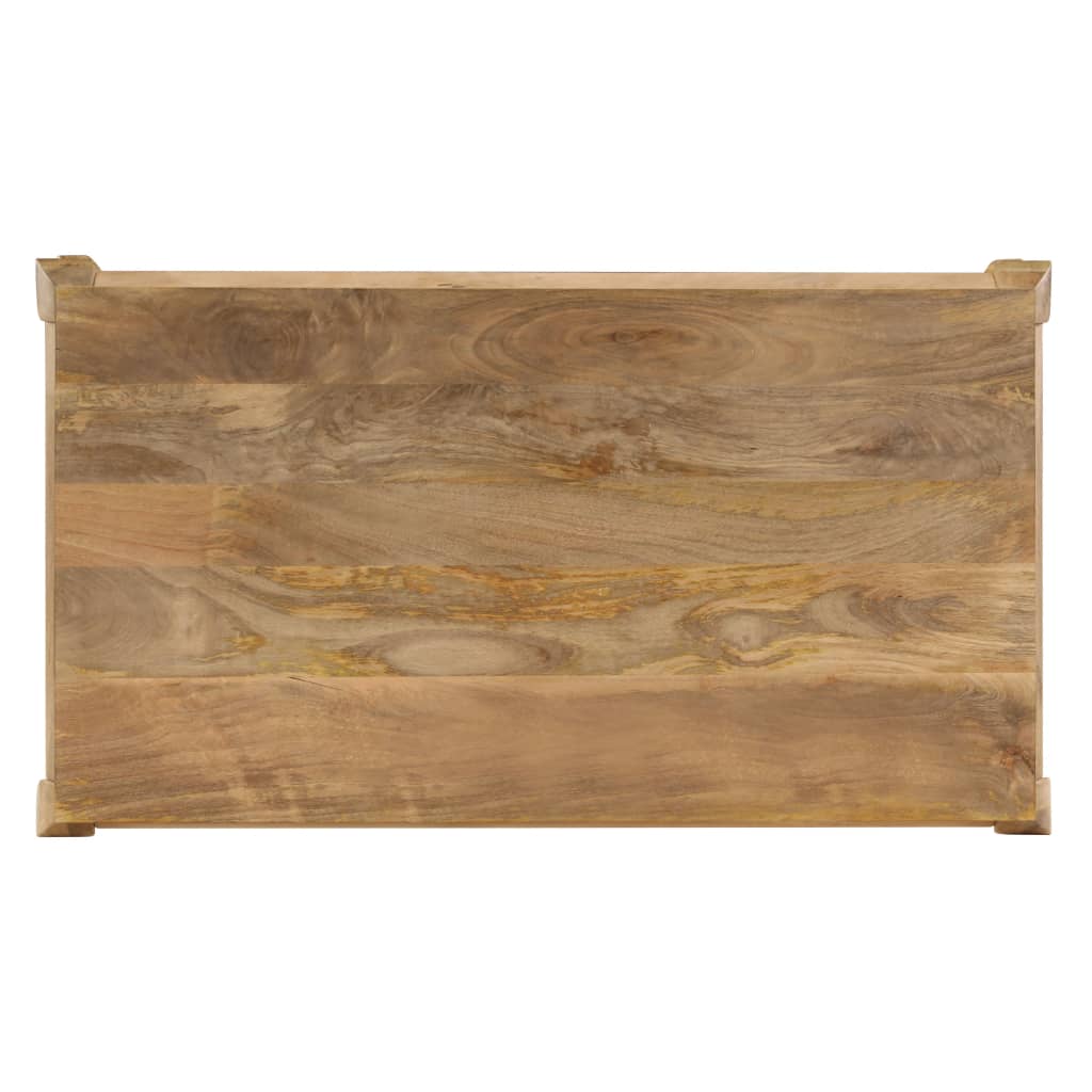 Mesa de centro 116x66x41 cm madeira de mangueira maciça