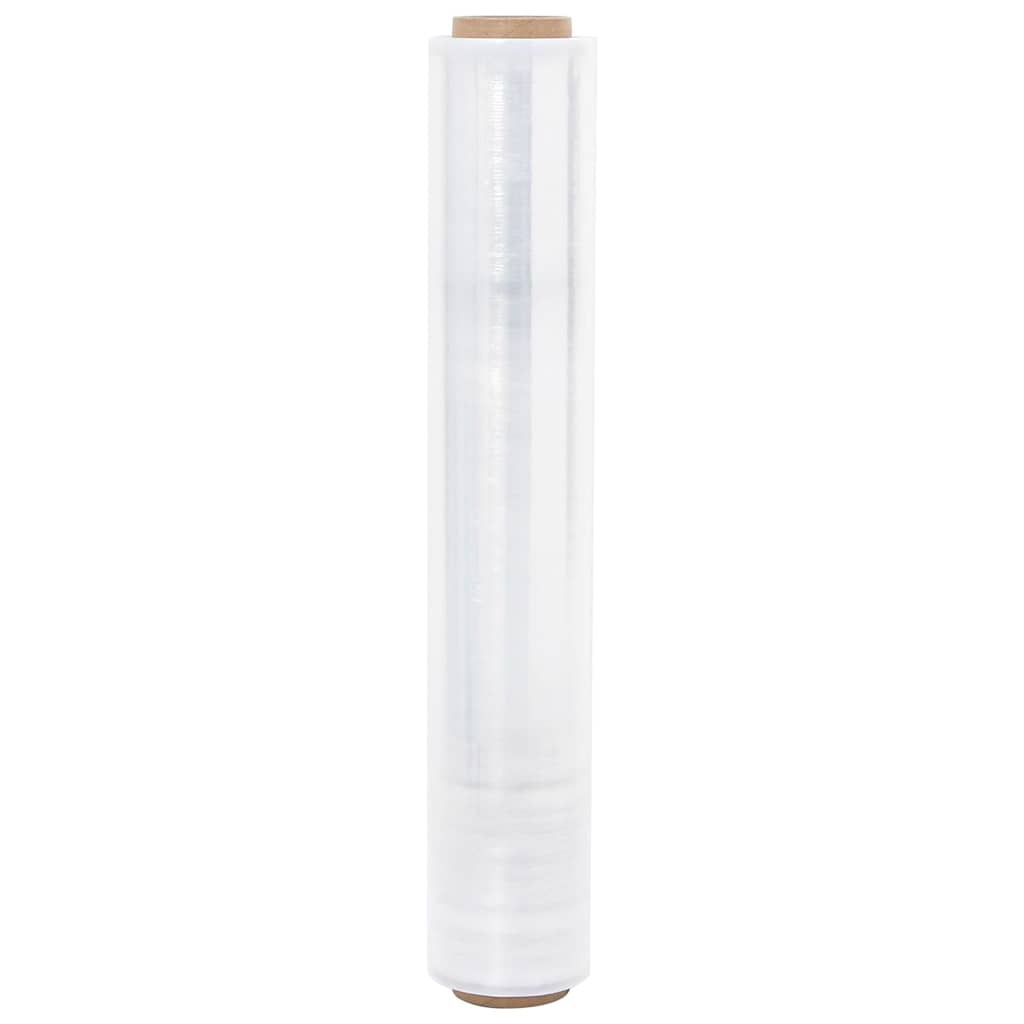 Película extensível 6 unid transparente 30 μm 50 cm x 150 m