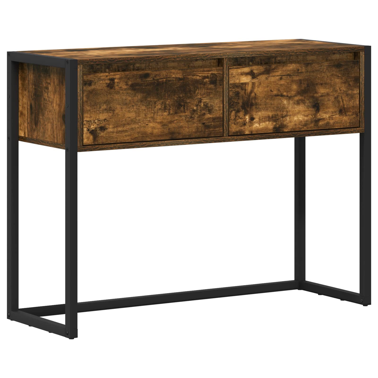 Mesa de apoio carvalho fumê 100 x 36 x 75 cm
