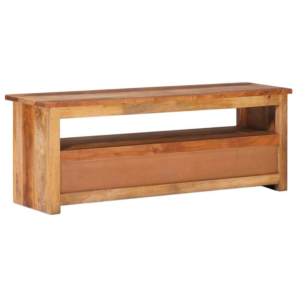 Móvel de TV 118x30x40 cm madeira maciça