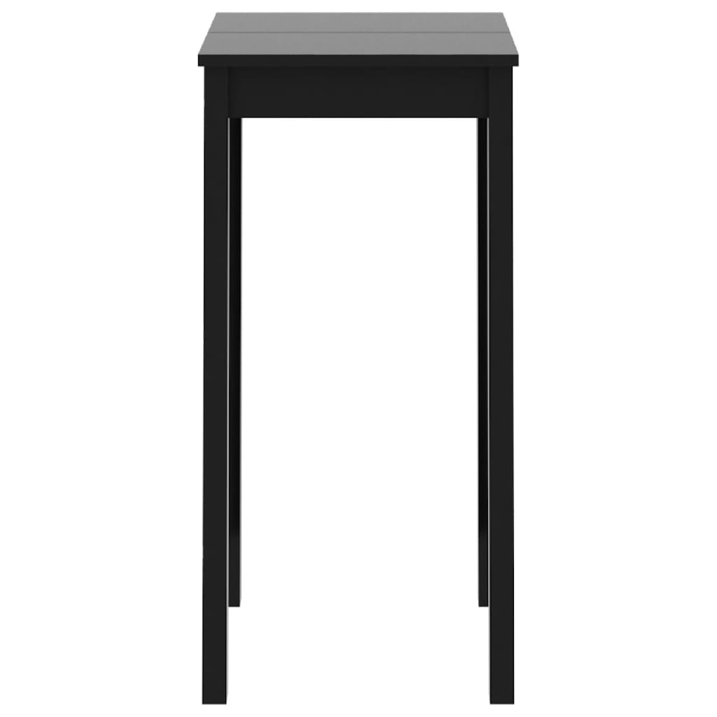 Mesa de bar em MDF preto 55x55x107 cm
