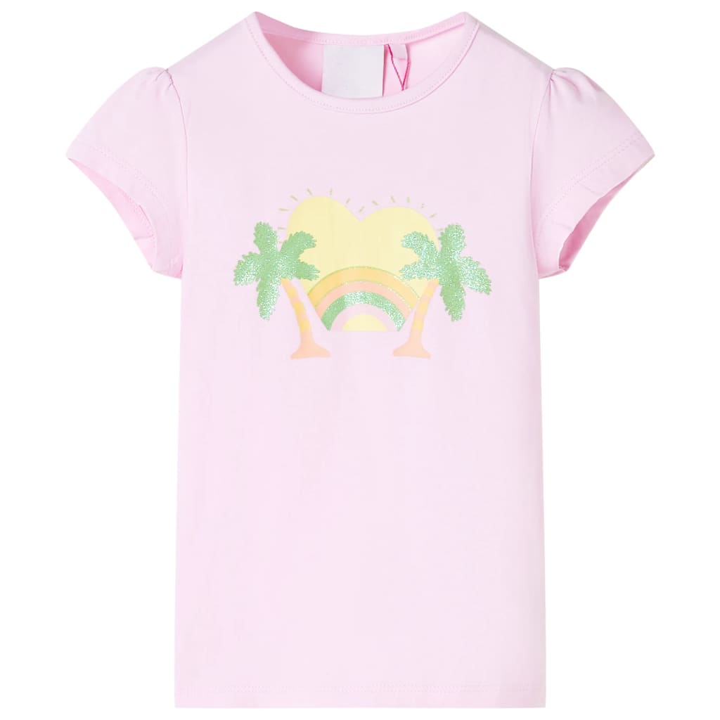 T-shirt de criança rosa-claro 116