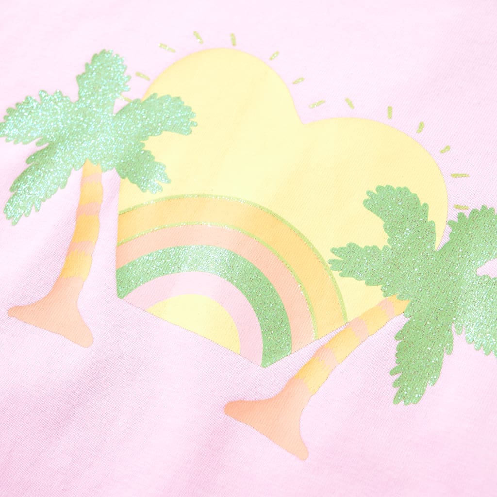 T-shirt de criança rosa-claro 116