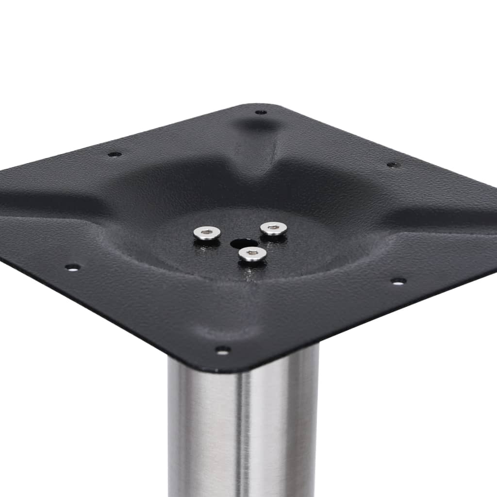 Perna para mesa de bistrô ø45x72 cm aço inoxidável prateado