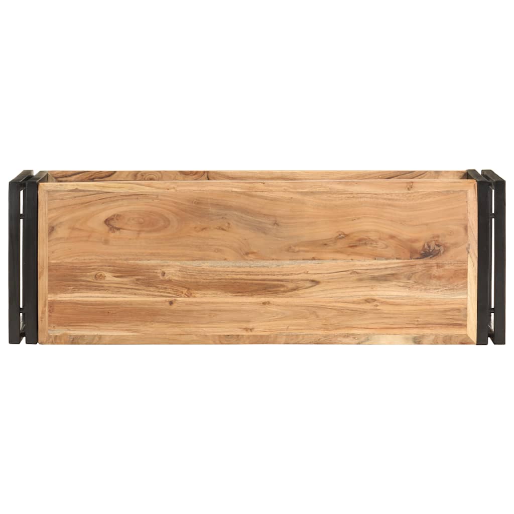 Móvel de TV 90x30x40 cm madeira de acácia maciça
