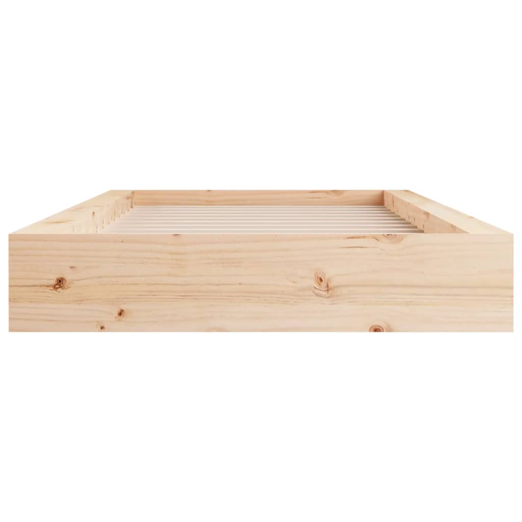 Estrutura de cama solteiro 90x190 cm madeira maciça
