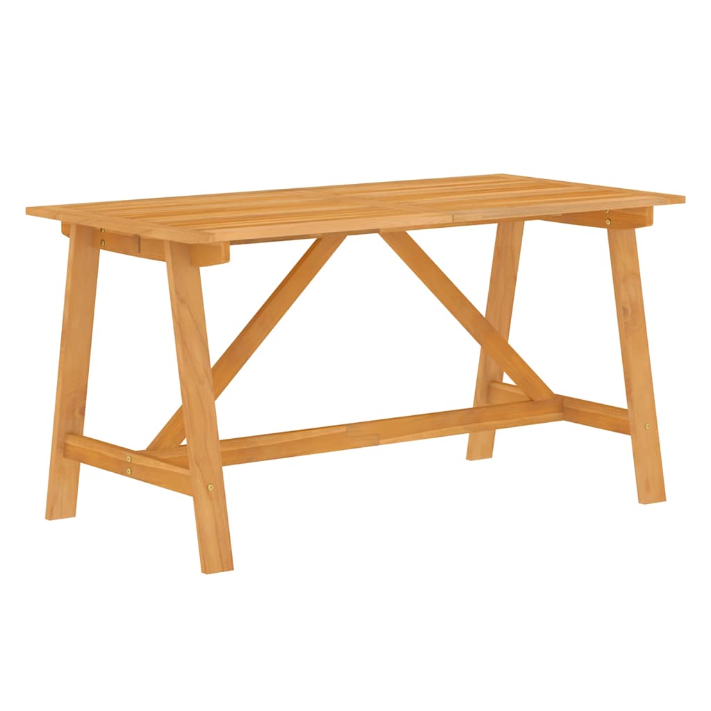 5 Pcs conjunto de jantar para jardim madeira de acácia maciça