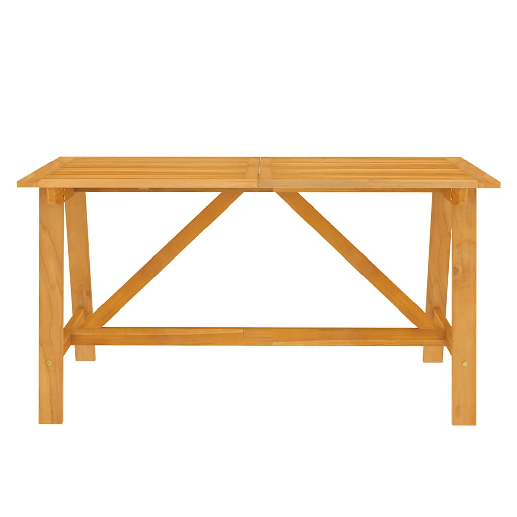 5 Pcs conjunto de jantar para jardim madeira de acácia maciça