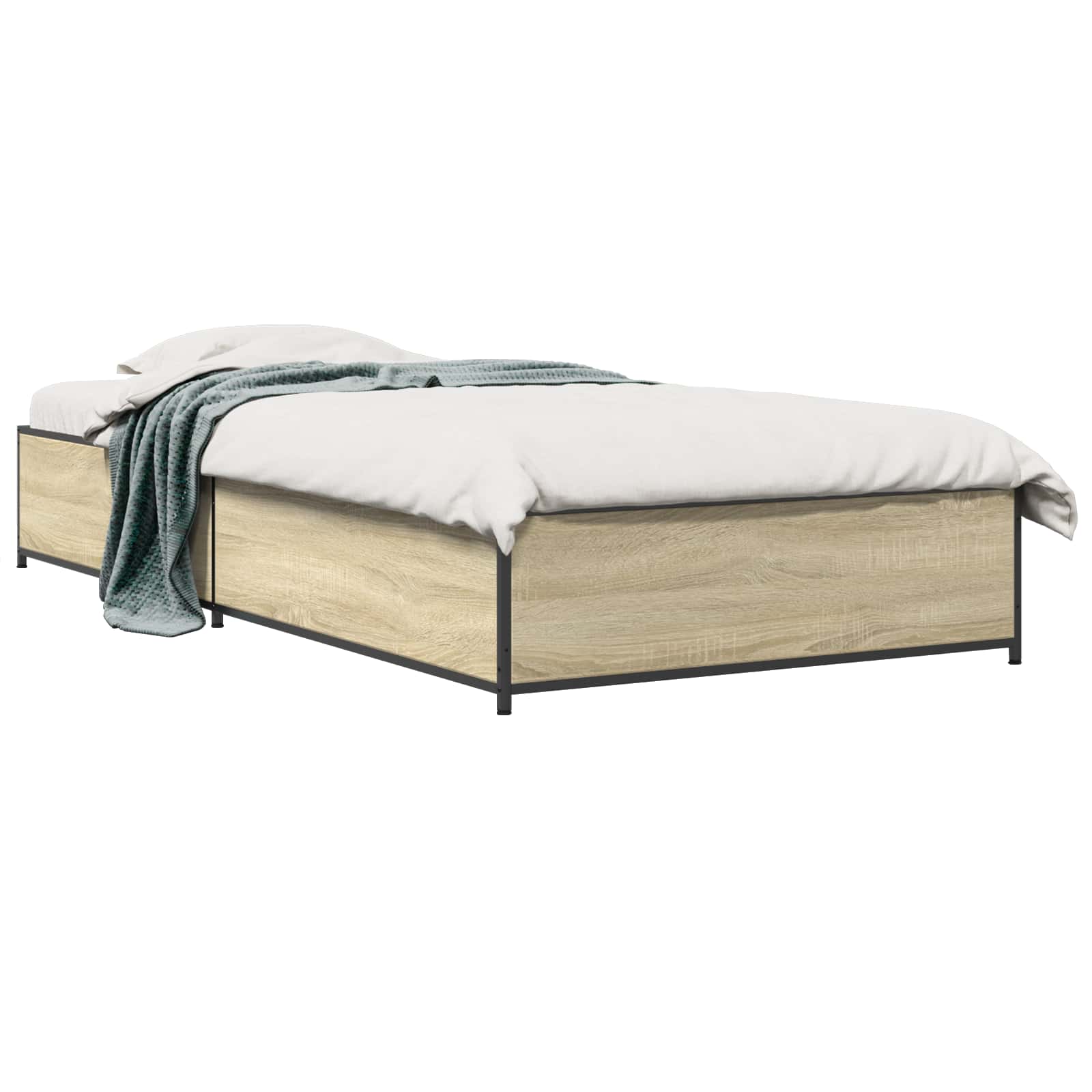 Estrutura da cama carvalho sonoma 80 x 200 cm