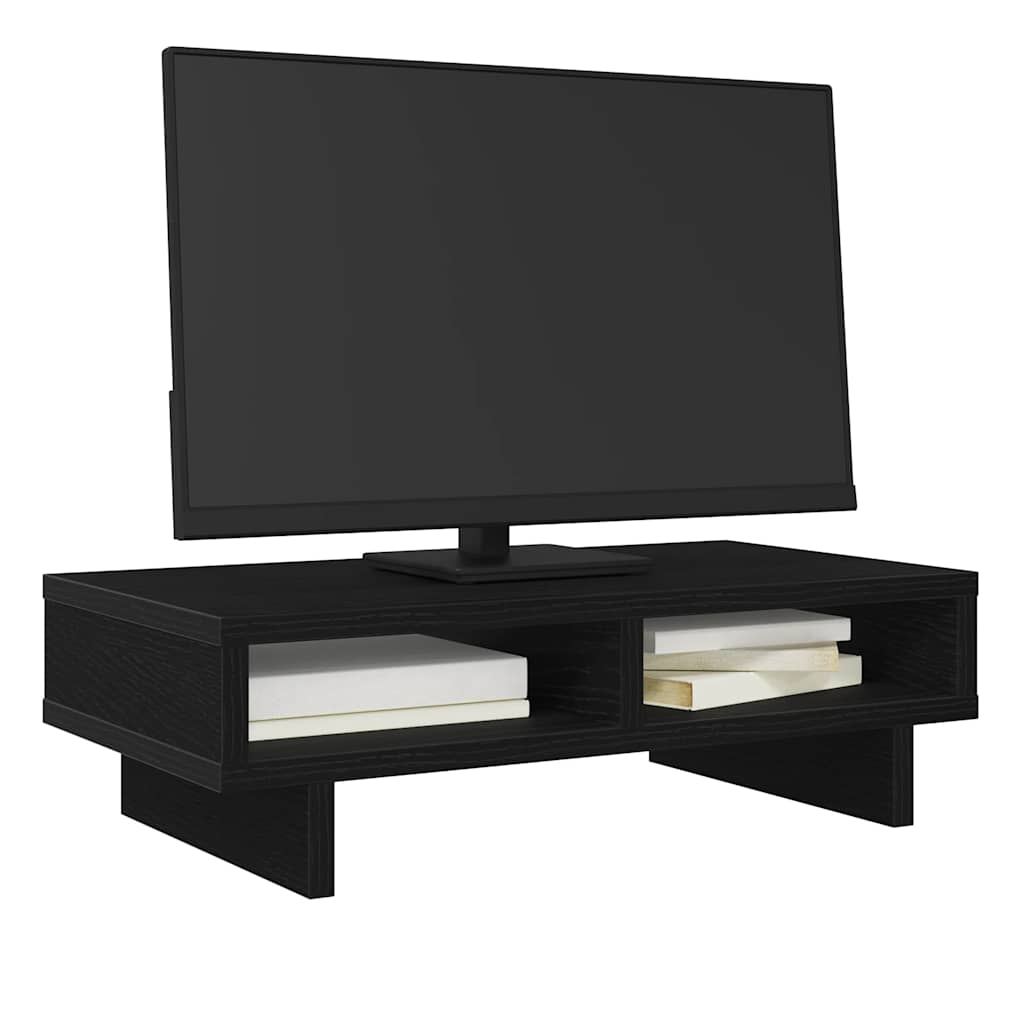 Suporte monitor 50x27x15 cm derivados madeira carvalho preto
