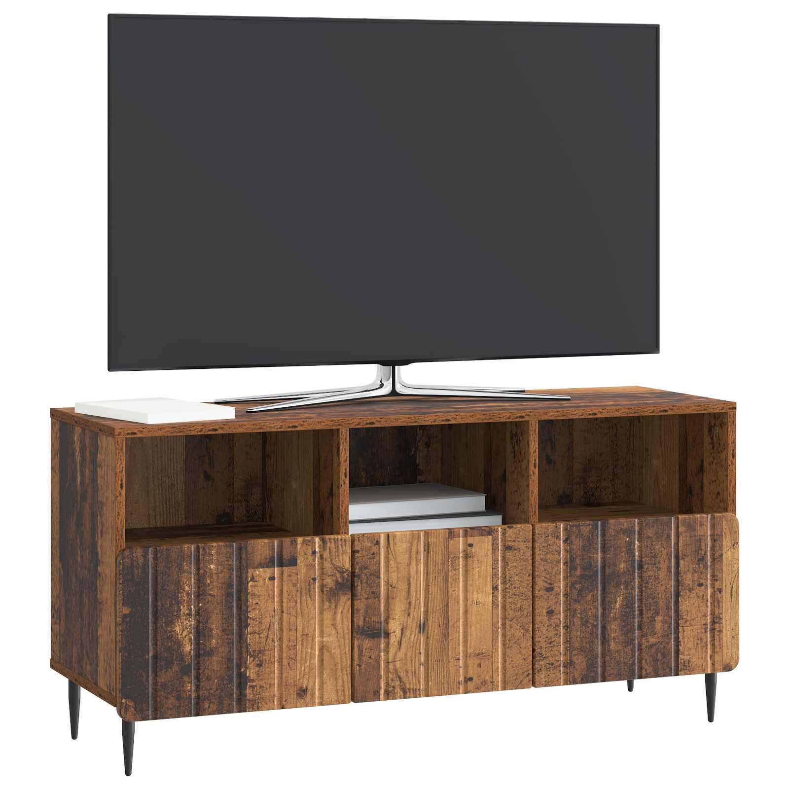 Gabinete para TV com gaveta madeira antiga 102 x 34,5 x 50 cm